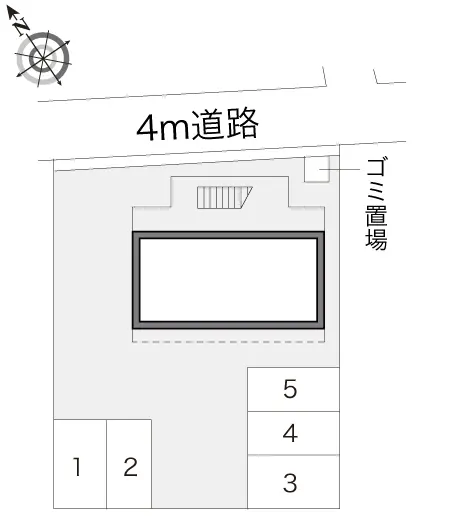 ★手数料０円★さいたま市見沼区中川　月極駐車場（LP）